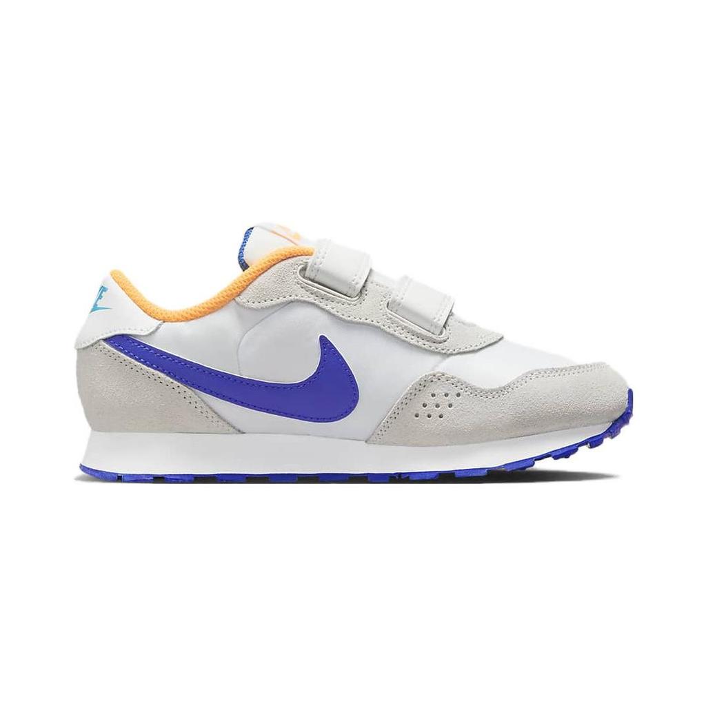 Nike MD Valiant PS Амортизация с защитой от скольжения Устойчивость к истиранию Низкие Беговые кроссовки Бело-синие Детские CN8559-110