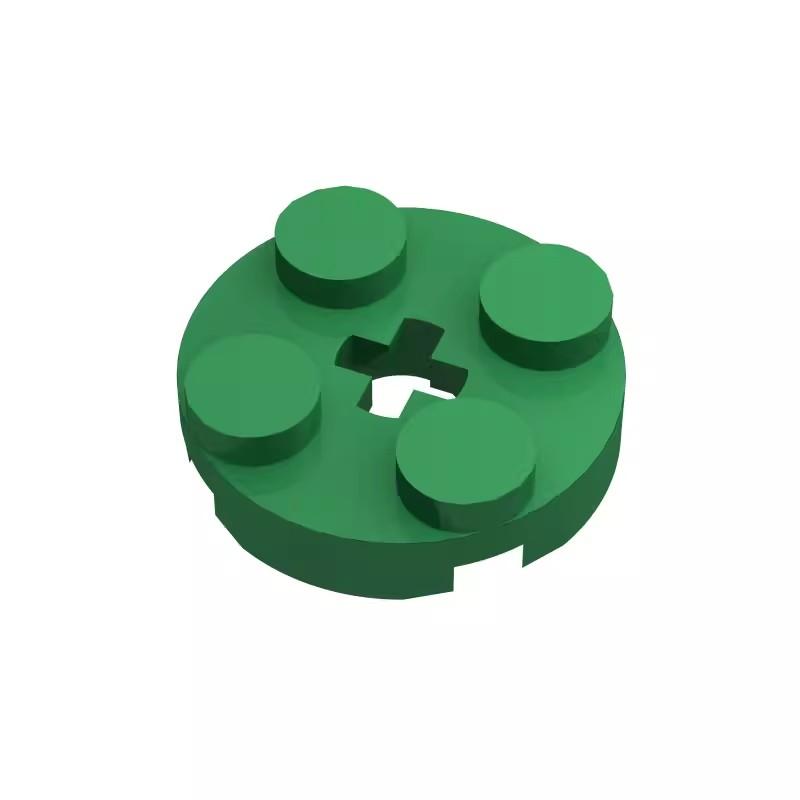 100 шт. Конструктор DIY, размер совместим с 2x2 круглым блоком 4032, пластиковые игрушки для детей