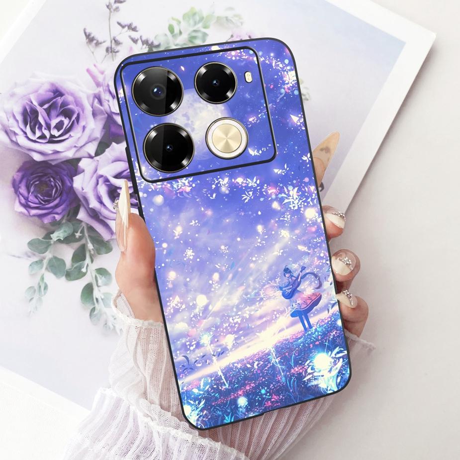 For Infinix Note 40 40X 5G Case X6852 New Butterfly Painted Cover Soft Silicone Case For Infinix Note 40 Pro Plus Note40 X Shell