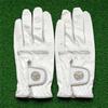Breathable Men's Sports Golf Glove White Golf Gloves Durable Ultra-fiber Cloth Golfing Glove  Male