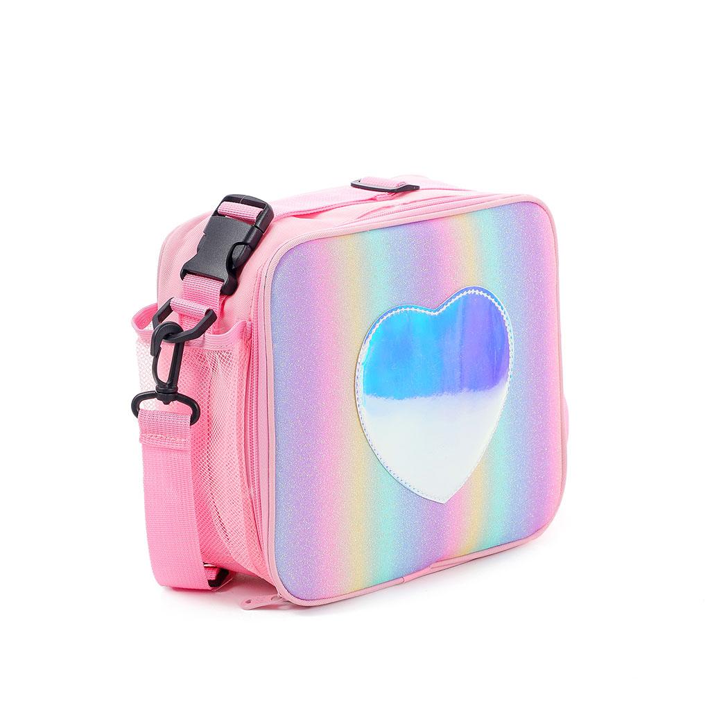 Holographic Lunch Bag Insulated Lunch Box Cooler Tote Bags Picnic Container