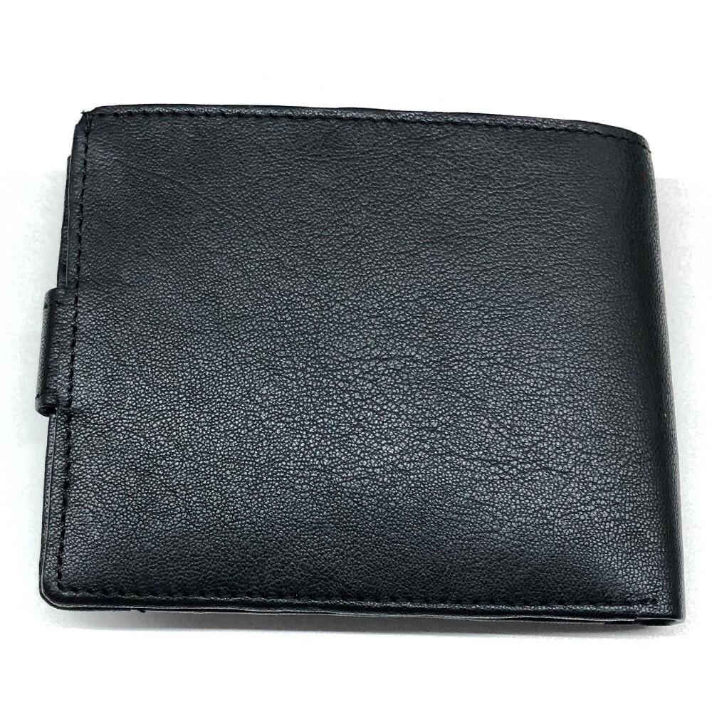 RSINC Genuine Leather Handmade Credit Card Id &Cash Wallet Cash Bifold Black BL B0DS8MX7S3