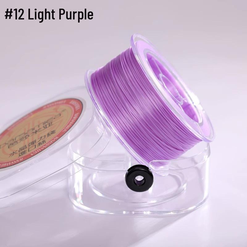 Импортный японский эластичный шнур для браслетов - Прочная резиновая леска для нанизывания хрустальных бусин Вэньвань