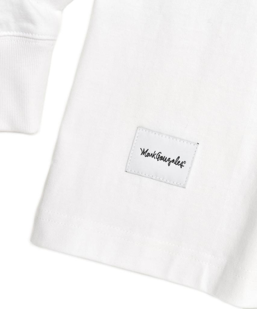 MARK GONZALES Mg Fire Multi Graphic L/S T-Shirt - White