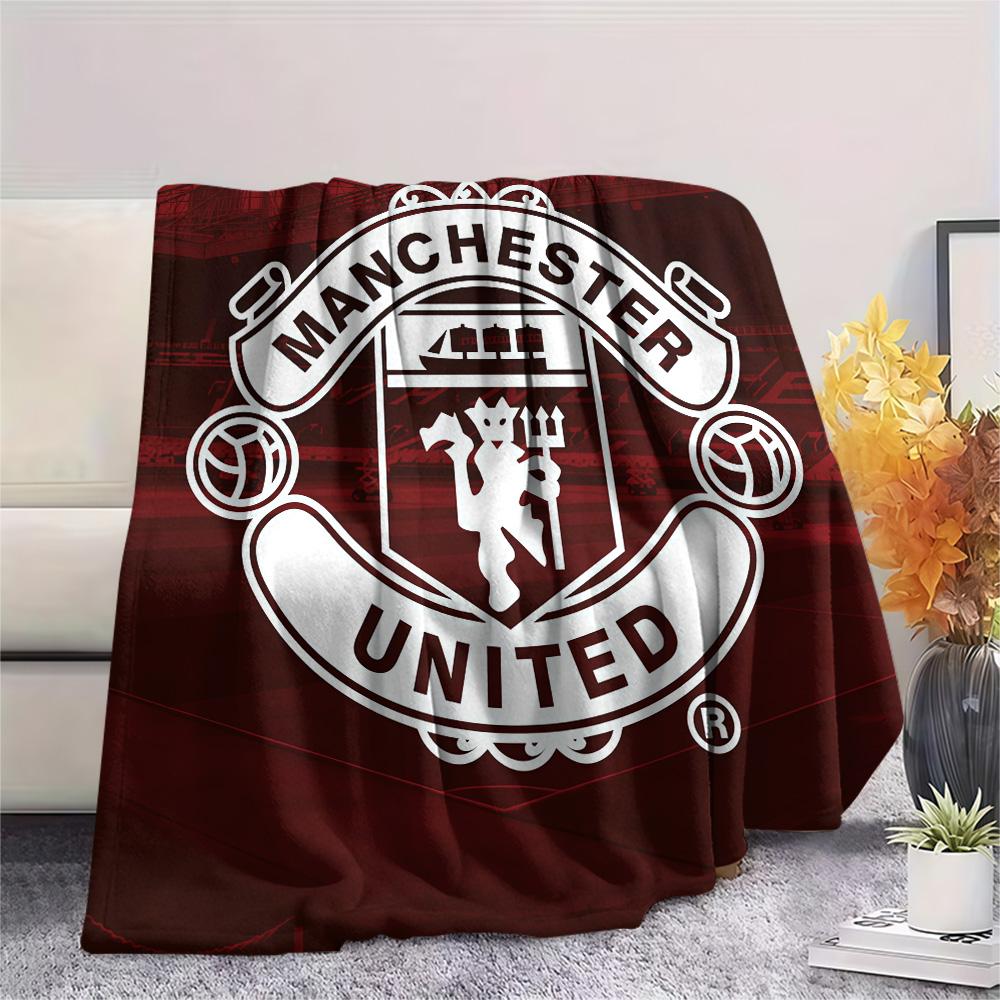Man Utd Print FlAannel Blanket, High quality Comfortable for All Seasons, Home Decor, Warmth and Comfort