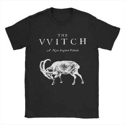 Футболка The VVitch для мужчин Забавная футболка из чистого хлопка с круглым вырезом и короткими рукавами Идея для подарка Топы