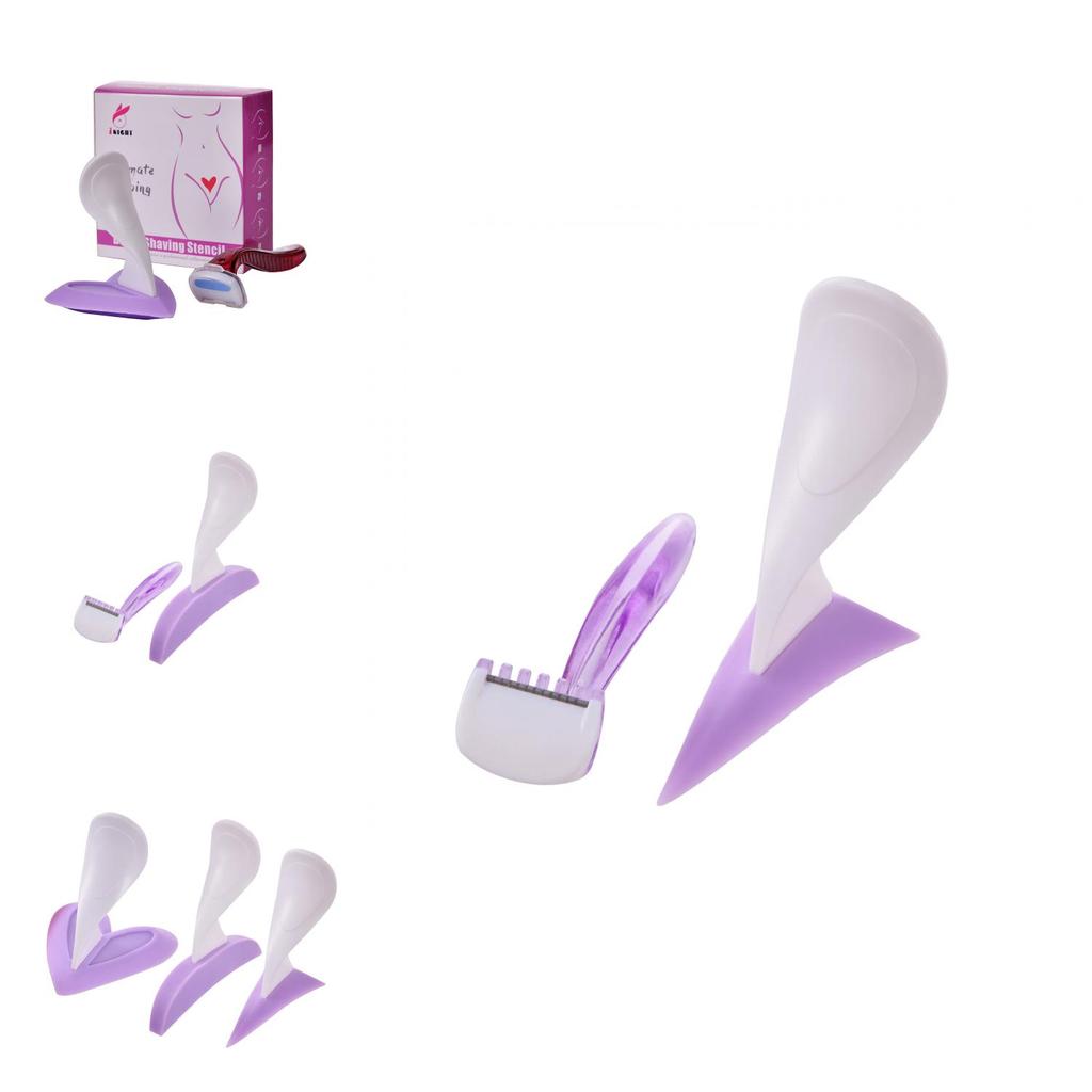 Универсальная и неподвластная времени бритва для лобковых волос Ladysecret с дизайнами в форме сердца и треугольника