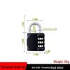 Mini Password Padlock for Gym, Cabinet, Dorm, Drawer, and Suitcase