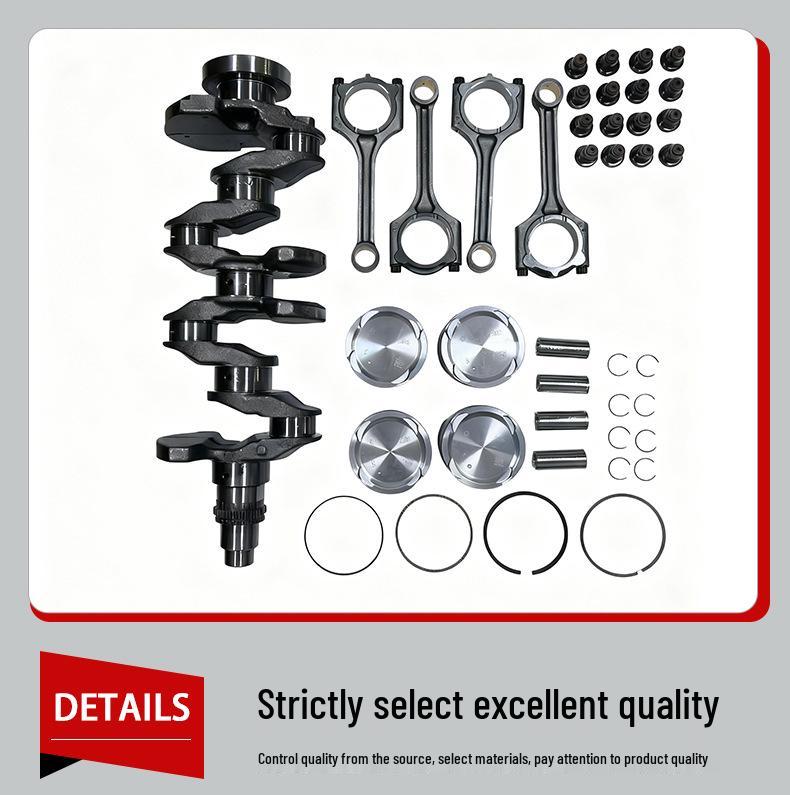 Hyundai G4NA Engine Overhaul Kit: Timing Repair, Crankshaft, Connecting Rod, and Piston Rings