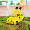 Non-Toxic Pokemon Building Blocks Pikachu Mini Food Car Bus Model Bricks Desktop Decoration Ornaments Children Diy Toys Holiday Gifts