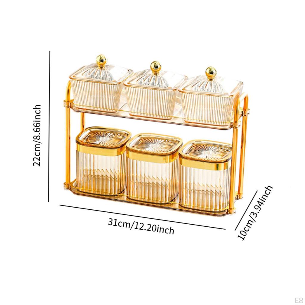 Декоративный поднос для орехов, герметичные банки для хранения, элегантная разделенная закуска, блюдо для сухофруктов