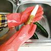 1 пара нескользящих перчаток для пилинга с матовыми частицами, эмульсия, перчатки для чистки овощей, перчатки для чистки картофеля, кухонные инструменты