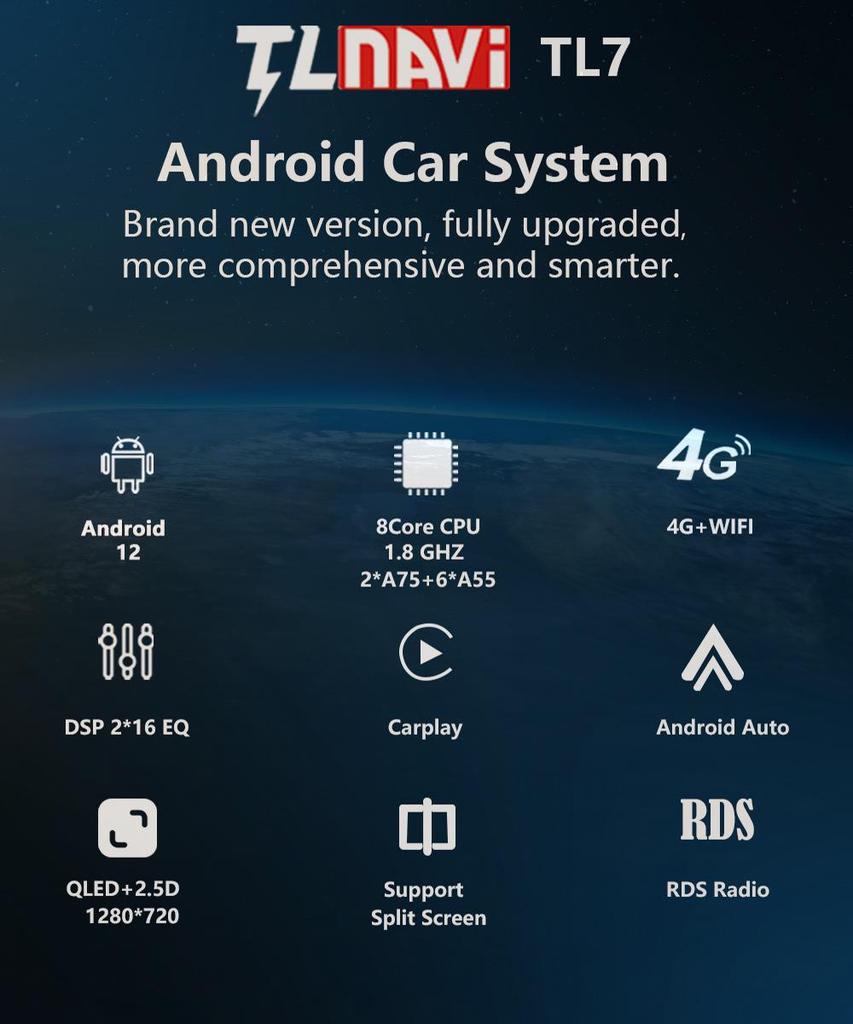 Android Large Screen Navigator for SsangYong Kyron 2005-2005