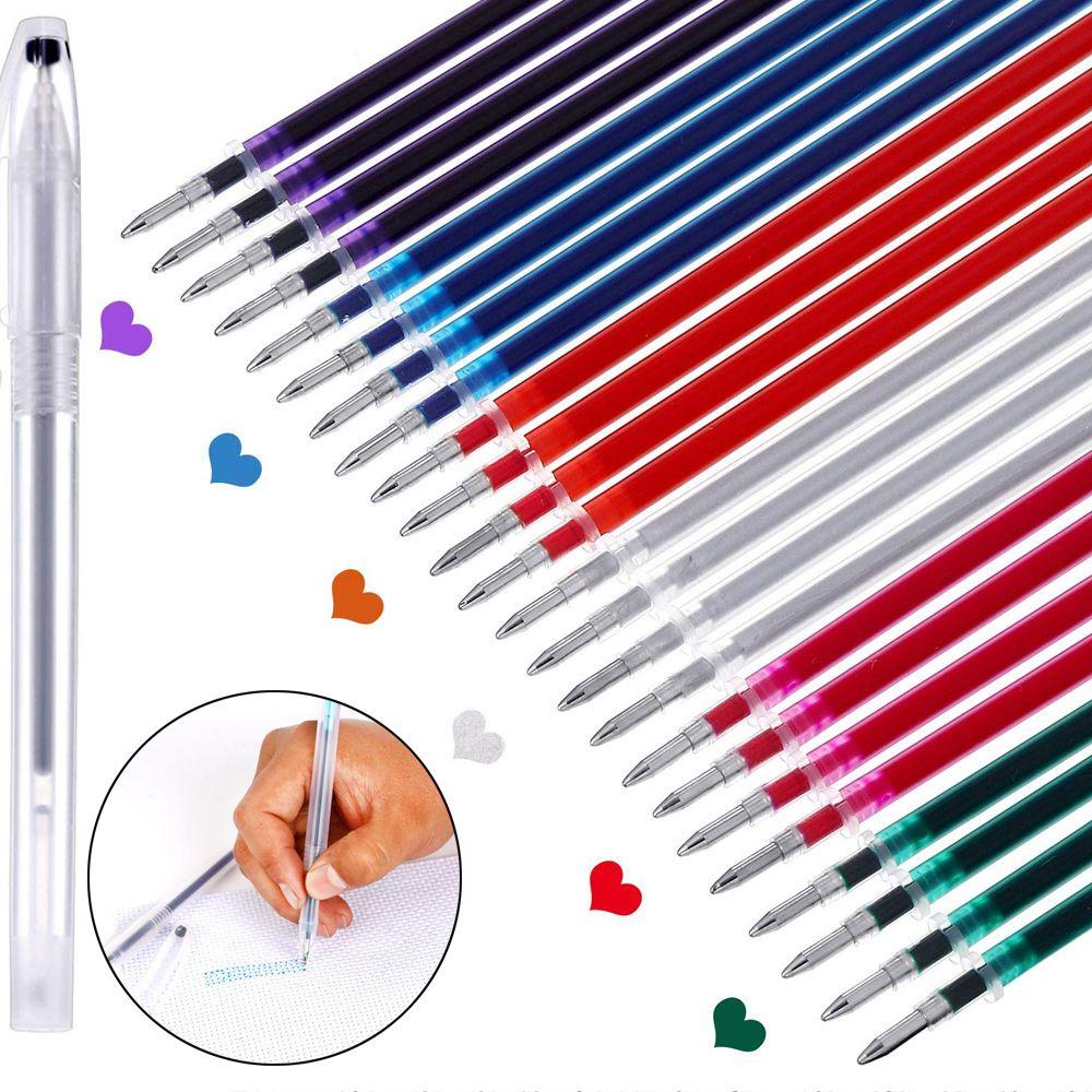 Sewing Accessories Erasable Pen Water-soluble Refill Disappearing Pen Fabric Markers Pencil