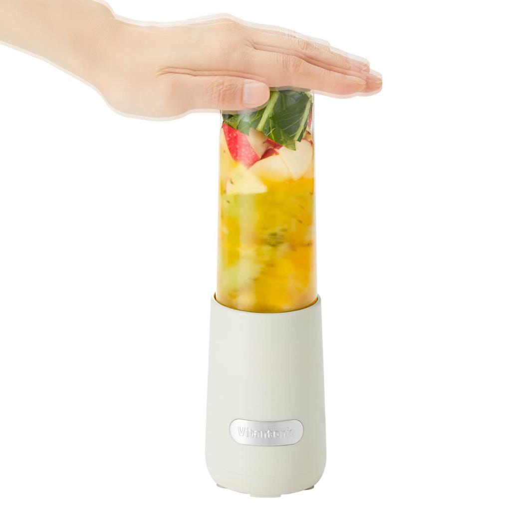 Мини-Бутылка Блендер Миксер Смузи Соковыжималка Маленький Миксер [Официальный Vitantonio] (ВБЛ-6-МК) [размер порции 280 мл] (Молоко)