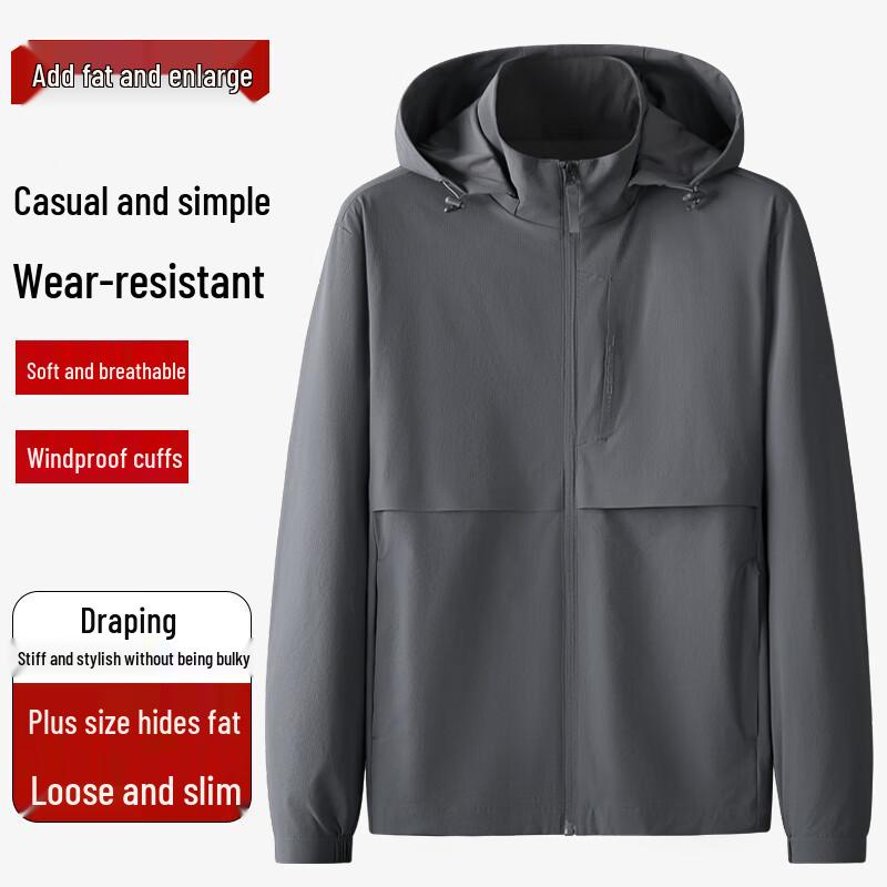 Dibenze Мужская повседневная куртка большого размера на весну-осень