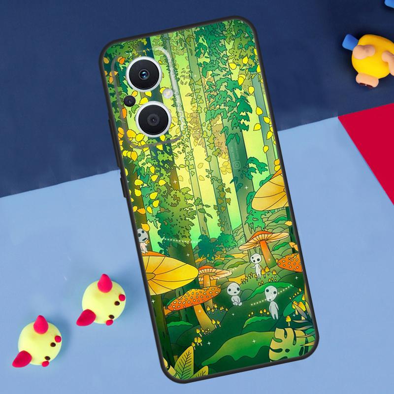 Чехол Mushroom для OPPO Reno 14F 13F 12F 11F 10 11 12 13 14 Pro 8T 7 8 Lite OPPO Find X6 X5 X8 X9 Pro
