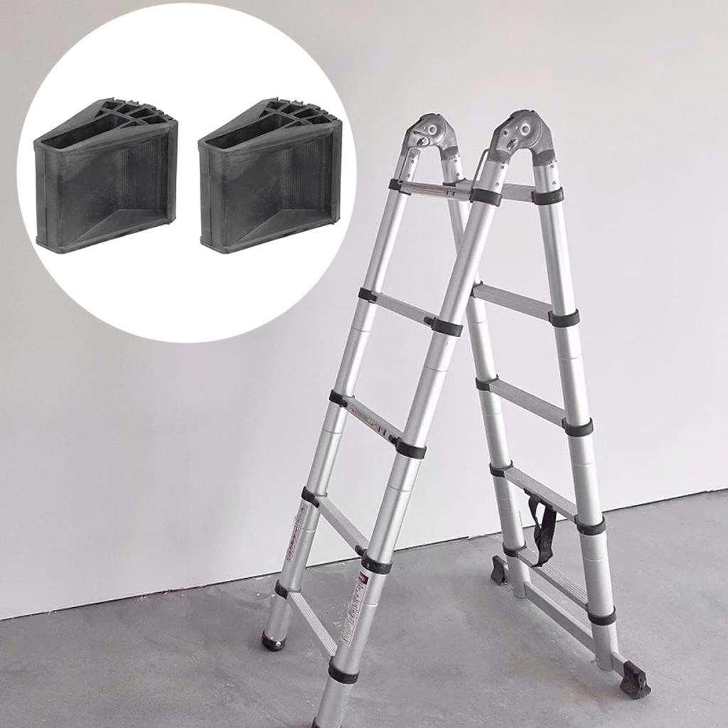 2pcs Folding Ladder Sliding Mat Ladder Feet Cushion Rubber Step Ladder Feet Ladder Security Bumper Bumpers Telescoping Ladder Non-skid Ladder Pads