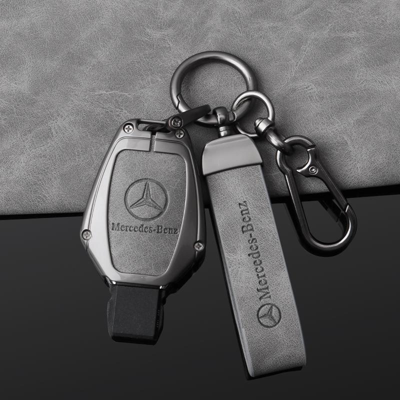 CSB1 New 3 Buttons for Mercedes Benz A B C E S G Class W204 W205 W212 W213 GLC GLA CLA Carbon Fiber Car Key Case Cover Shell Keychain