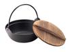 Новый Ikenaga Iron Works Жизнь с железом S Железный горшок с деревянной крышкой 18 см Совместим с индукционной плитой Подарочная упаковка доступна