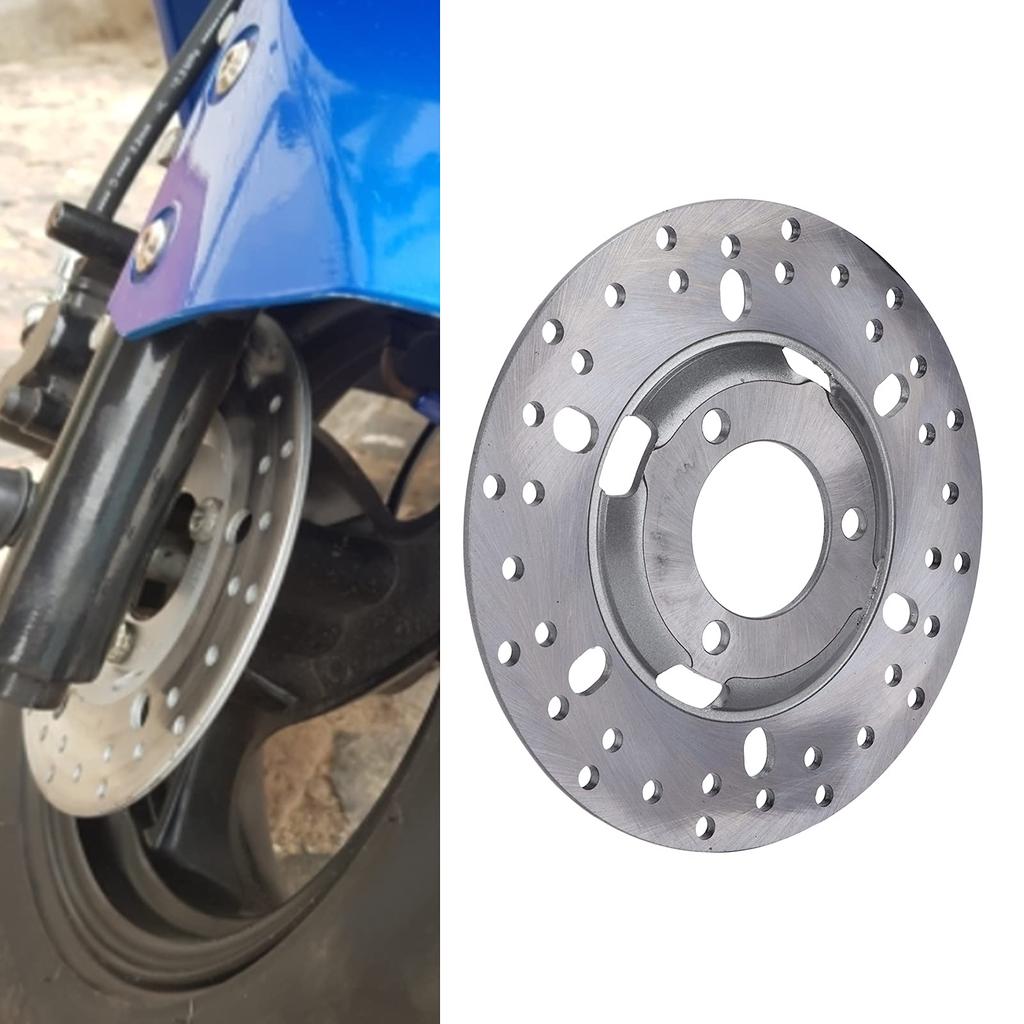 Disc Brake Rotor, 180mm/7.1" Front Brake Disc Steel Alloy Replacement Yamaha for Most Chinese Scooters and Motorcycles
