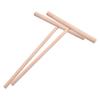 2 Pcs/lot Wooden Rake Round Batter Pancake Crepe Spreader Kitchen Tool DIY 16cm