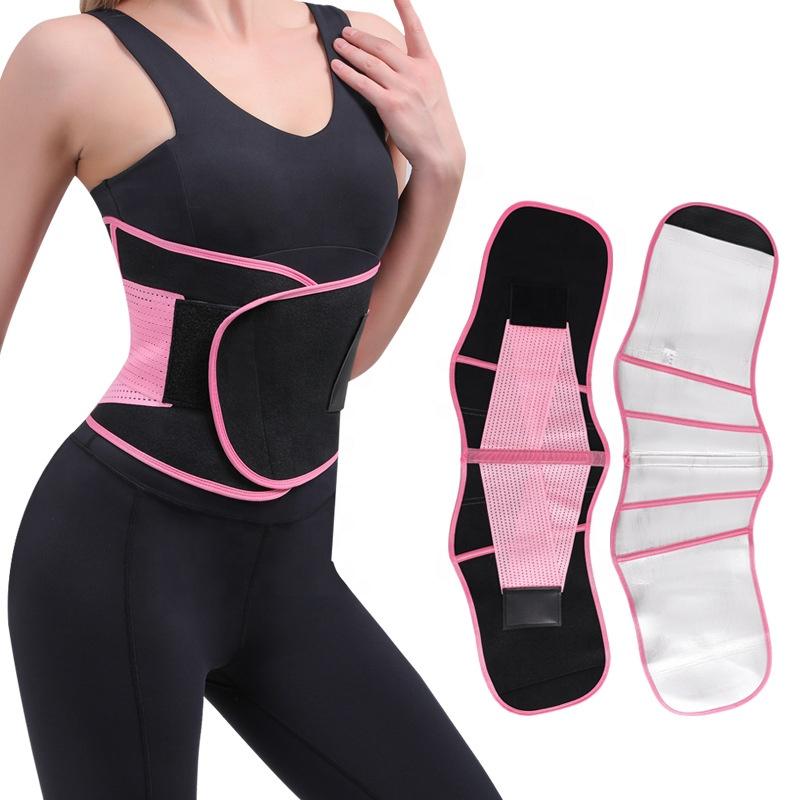 Custom Adjustable Body Shaper Belly Tummy Trimmer Wrap Sauna Sweat Waist Cincher Corset Sweat Girdle Sweat Waist Trainer Belt