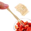 100 ШТ Одноразовые Принадлежности для Домашней Посуды Бамбуковые Вилки для Фруктов Шпажки для Еды Домашний Декор Палочка Палец