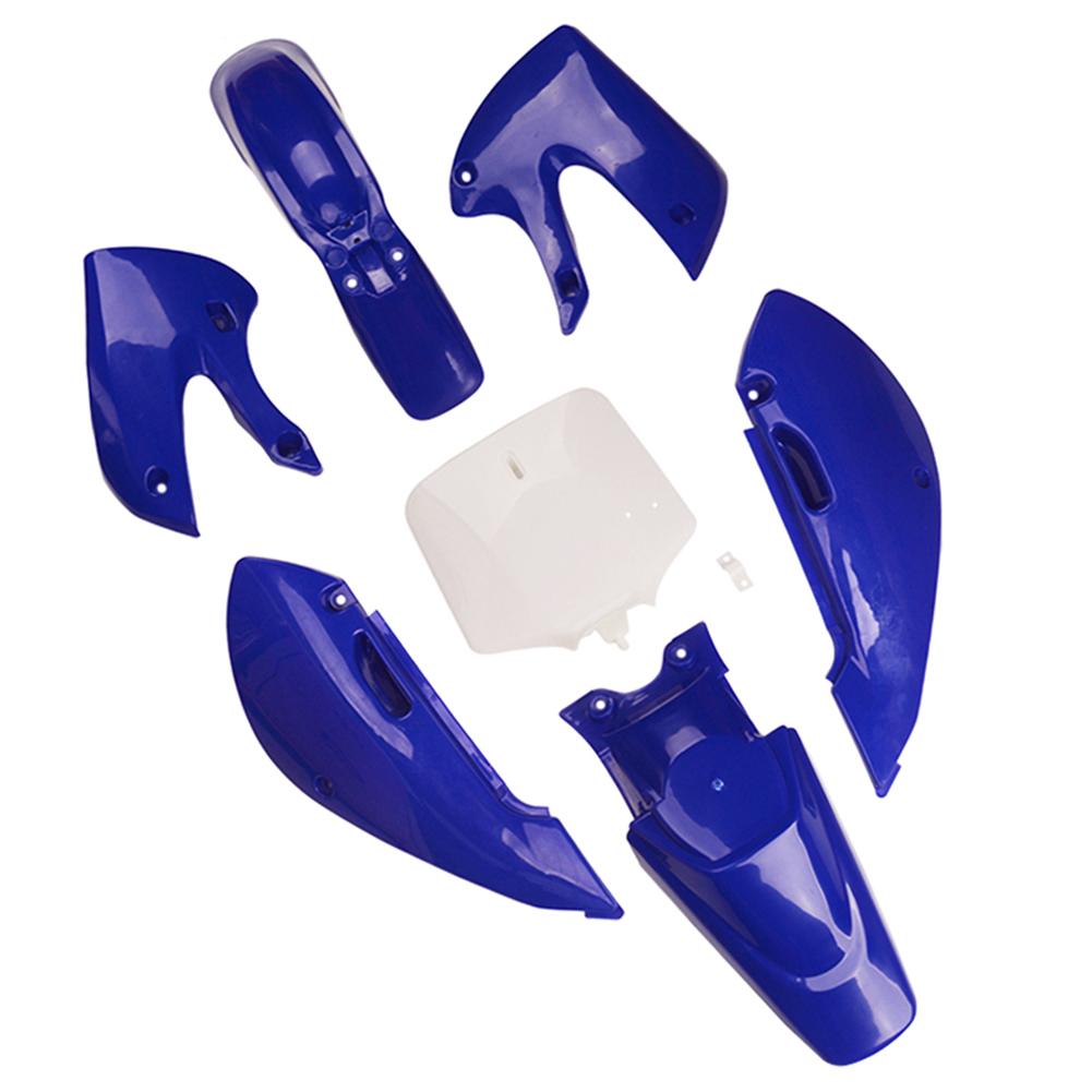 7шт мотоциклетный пластиковый обтекатель комплект кузова крылья подходят для Kawasaki KLX 110 KX65 DRZ110 RM65 2000-2009 аксессуары для мотоциклов