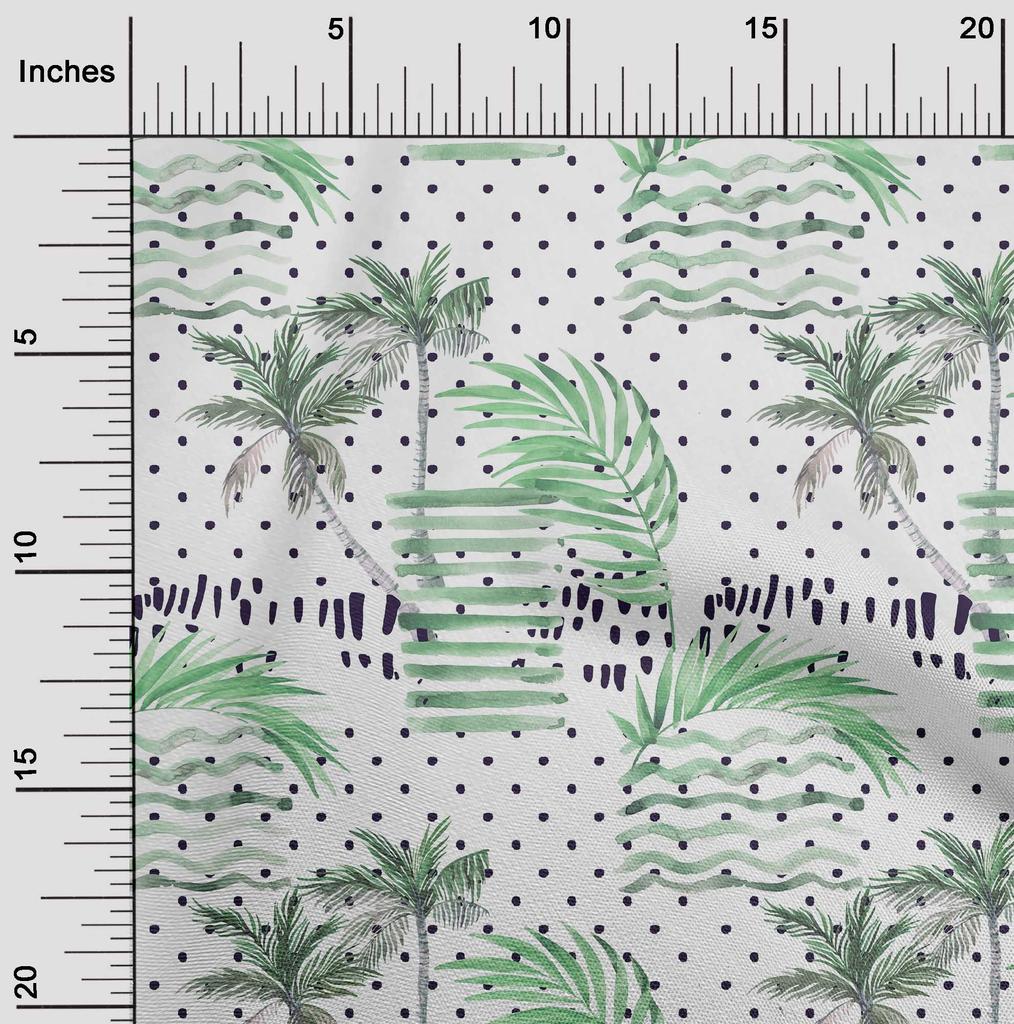 oneOone Хлопковая гибкая зеленая ткань, тропическая швейная ткань во дворе, печатные принадлежности для шитья одежды своими руками, 40 дюймов