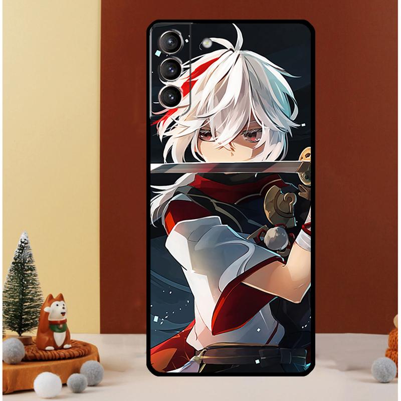 Genshin Impact Kaedehara Kazuha Case For Samsung Galaxy S25 Ultra S23 S20 FE S21 S22 S24 Plus S9 S10 S25 FE Cover Funda
