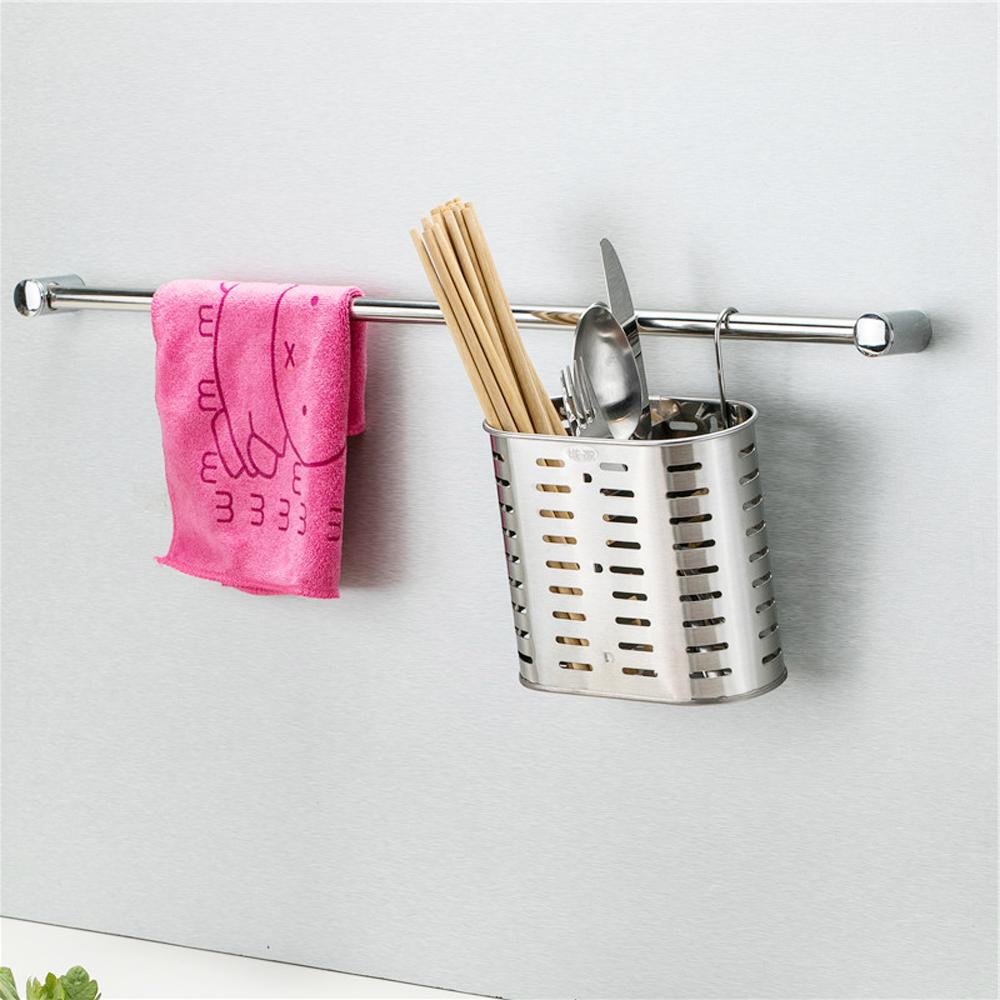 Полка для сушки кухонной утвари, держатель для палочек для еды, органайзер для хранения посуды из нержавеющей стали