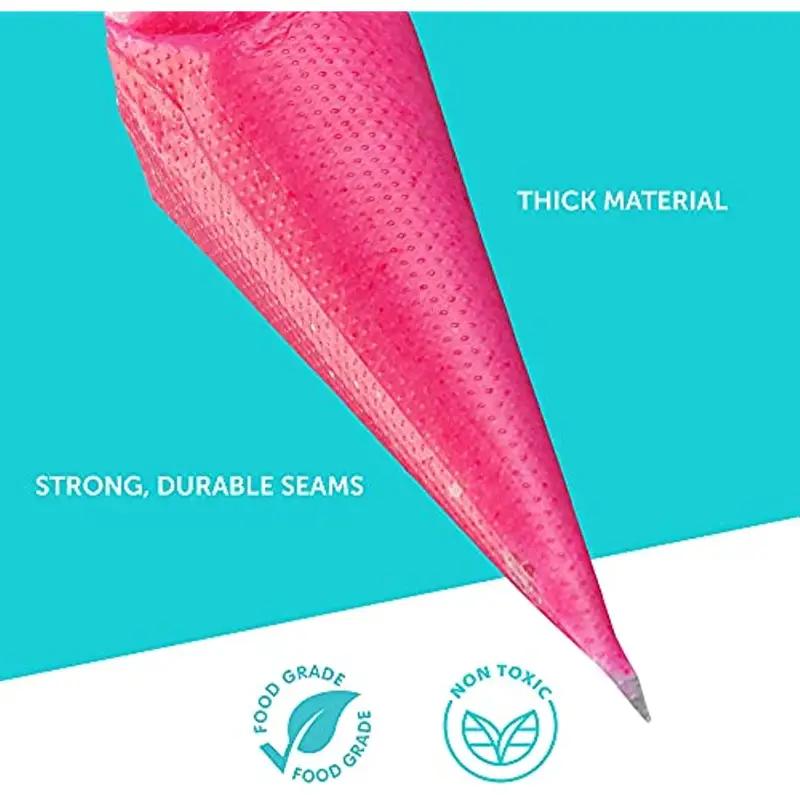 100PCS Jelly Mold Disposable Pastry Bags Extra LeakProof Cake DecoratingBakingIcingand CraftsDurableFood Safe