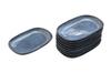Castle Enterprise Old House Cafe Series: Casting Oval Plates, Kaihei Blue, Set of 10, Enhance Your Ingredients and Food