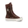 Converse All Star Fold Over Lift Hi Totally Fudged Women Sneakers Brown A15230C