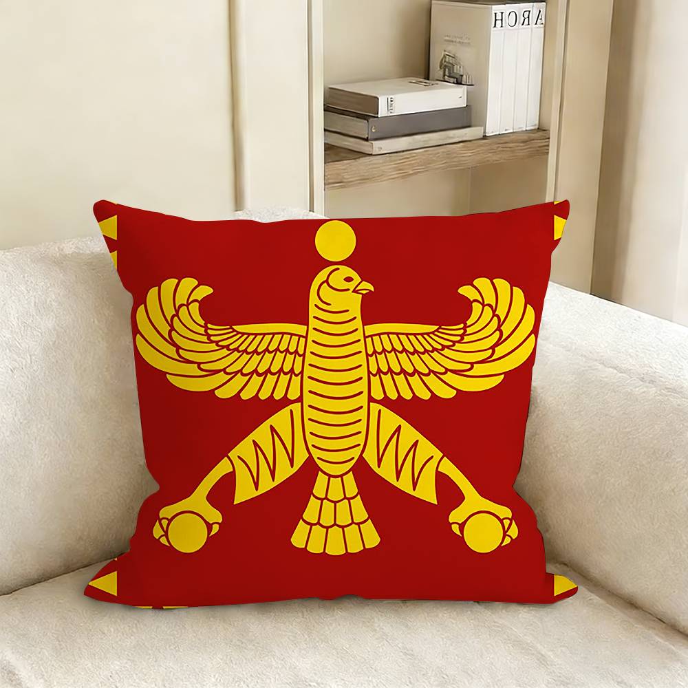 A-Achaemenid E-Empire Pillow Case Living Room Sofa Cushion Cover Suitable For Home Bedroom Room Decoration