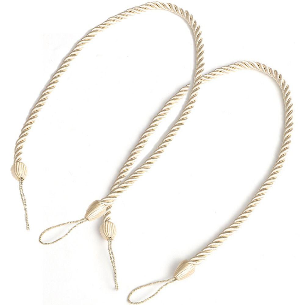 2Pcs Ins Style Curtains Binding Rope Easy To Use Curtains Tied Strap Home Decor