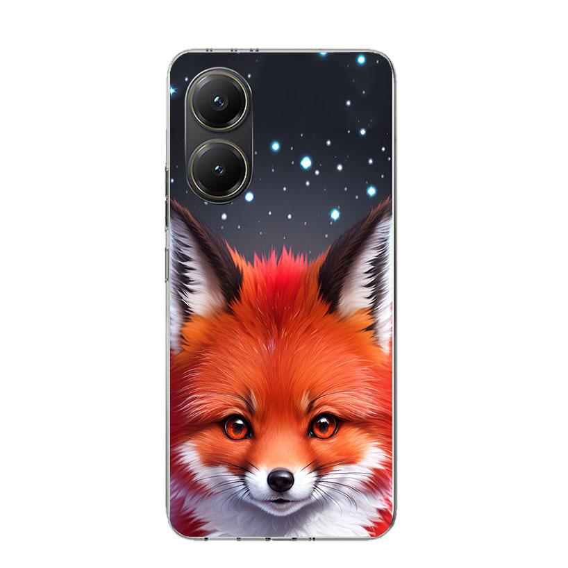 Чехол для телефона с животным лисой для Xiaomi Poco X7 X6 X5 Pro F7 Ultra Redmi 15C 15 13 13C 12 12C 10 10A 10C 9 9A 9C 9T Покрытие Poco X7 X6 X5