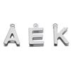 50 шт. Нержавеющая сталь 12 мм Английский Алфавит Буквы A-Z Подвески-Шармы для DIY Подвесок Ожерелий Аксессуары для Изготовления Украшений