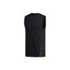 Adidas Solid Training Sports Tank Top Men Tops Black FL4317