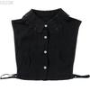 Fashion Women's Embroidery Shirt Fake Collar Removable Mujer Faux Cols White Sweater False Collar Lapel Shirt Blouse Detachable