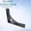 Solid Material Floating Shelf Bracket Triangular Design Hidden Shelf Bracket  Storage Shelves