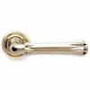 Antique Brass Interior Door Handles, Mortise Lock Set Door Handle Fancy With Keys Both Side