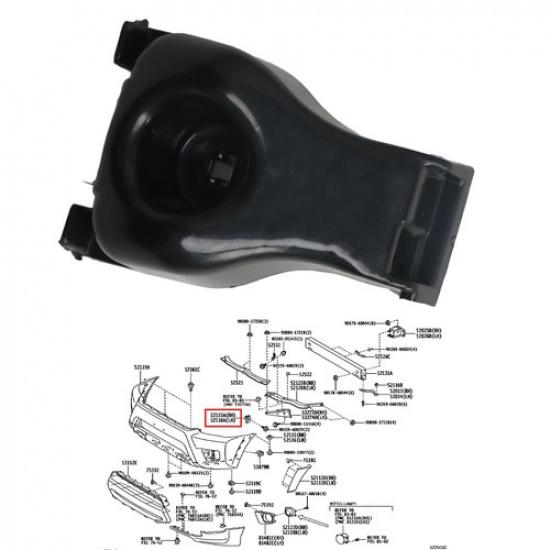 2Pcs Bumper Bracket Front Left Or Right For 2005-2015 Toyota Tacoma 52115-04060