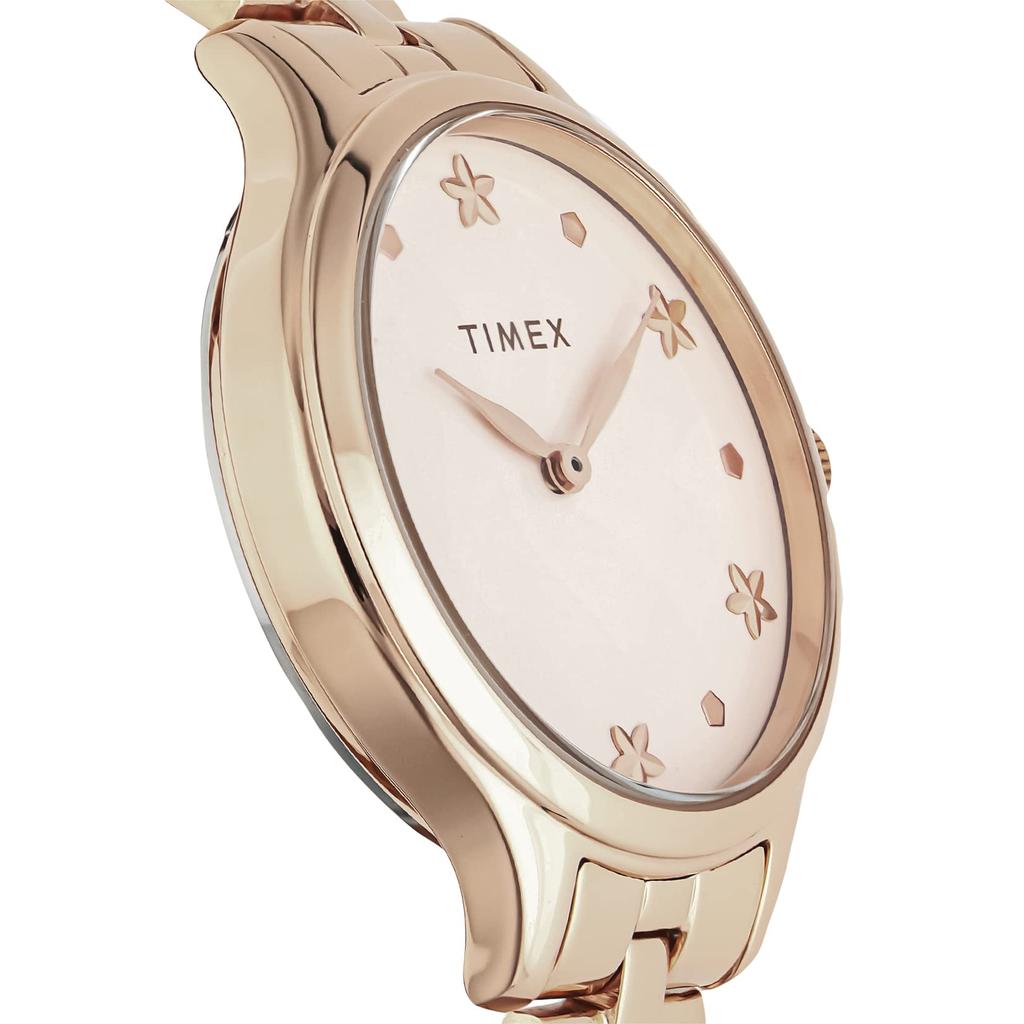 [TIMEX] Watch Peyton Pink Dial Brass Mineral Glass Quartz 35.5MM America Watch TW2V23400 Women's Pink