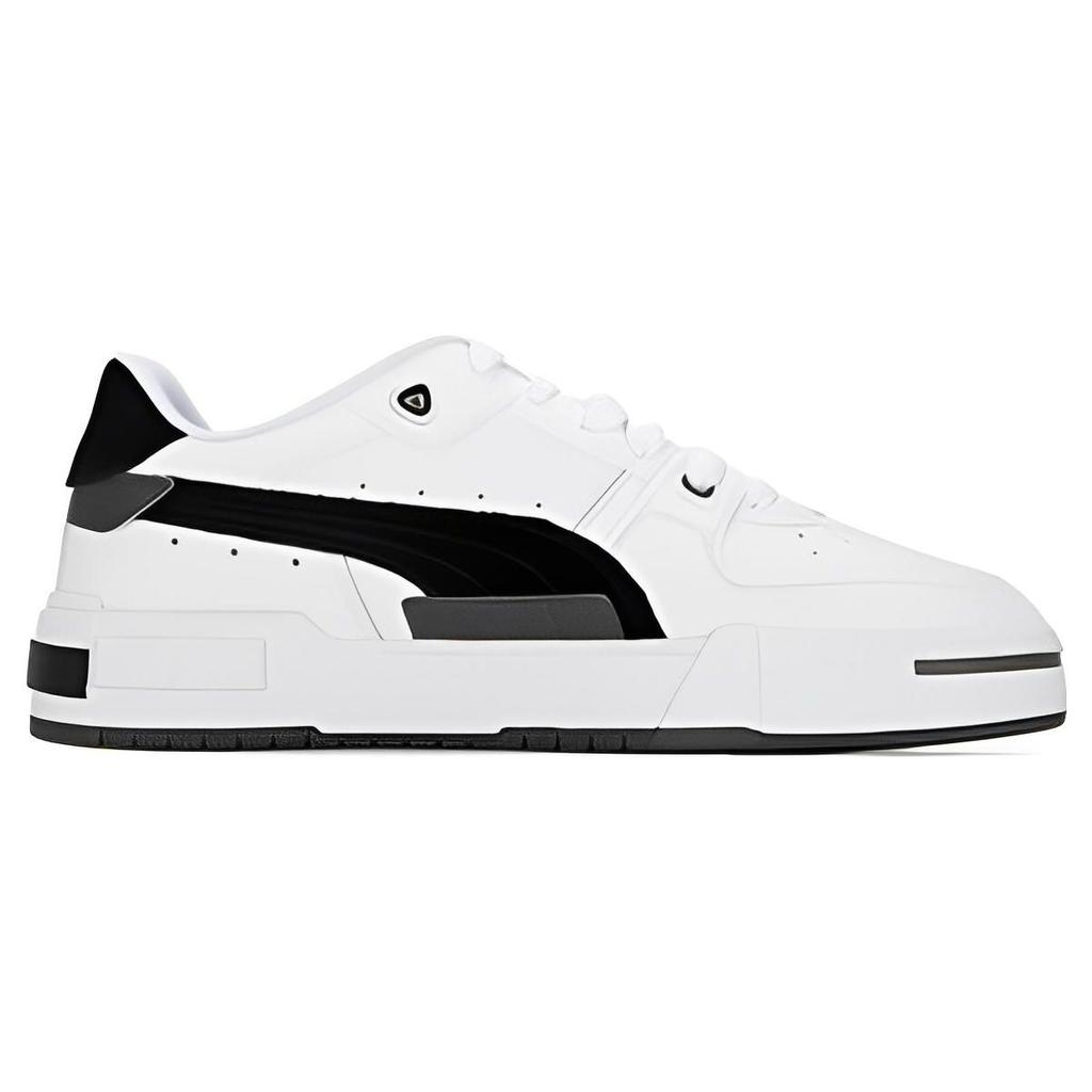 Puma Ca Pro Glitch Кожа Удобные Универсальные Амортизирующие Прочные Низкие Кроссовки Кроссовки Унисекс Черный Белый 389276-03