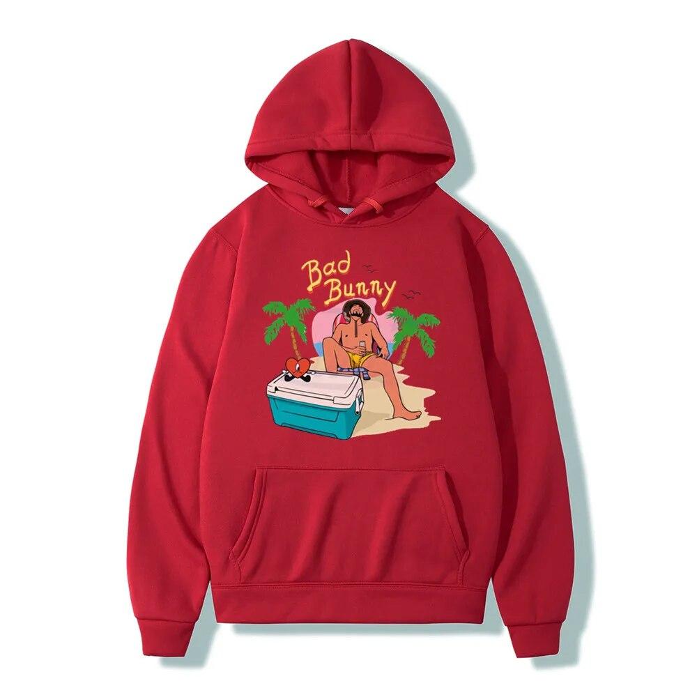 Hot Bad Bunny UN VERANO SIN TI, толстовки унисекс, женская/мужская толстовка с капюшоном унисекс, негабаритные Harajuku Y2K, уличная модная одежда в стиле хип-хоп