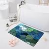 Впитывающий нескользящий коврик Дверной коврик Ванная комната Туалет Пол Душевая комната Коврик для ванной Современный кухонный коврик