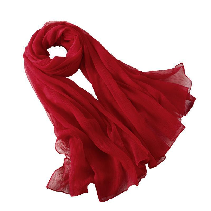 Шелковый шарф с имитацией крокодиловой кожи: Пляжная шаль и солнцезащитное полотенце в корейском стиле для женщин