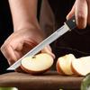 Кованый нож для обвалки мяса, монгольский кухонный нож из нержавеющей стали, нож для мяса и фруктов ручной работы, нож для стейка из жареной баранины с чехлом